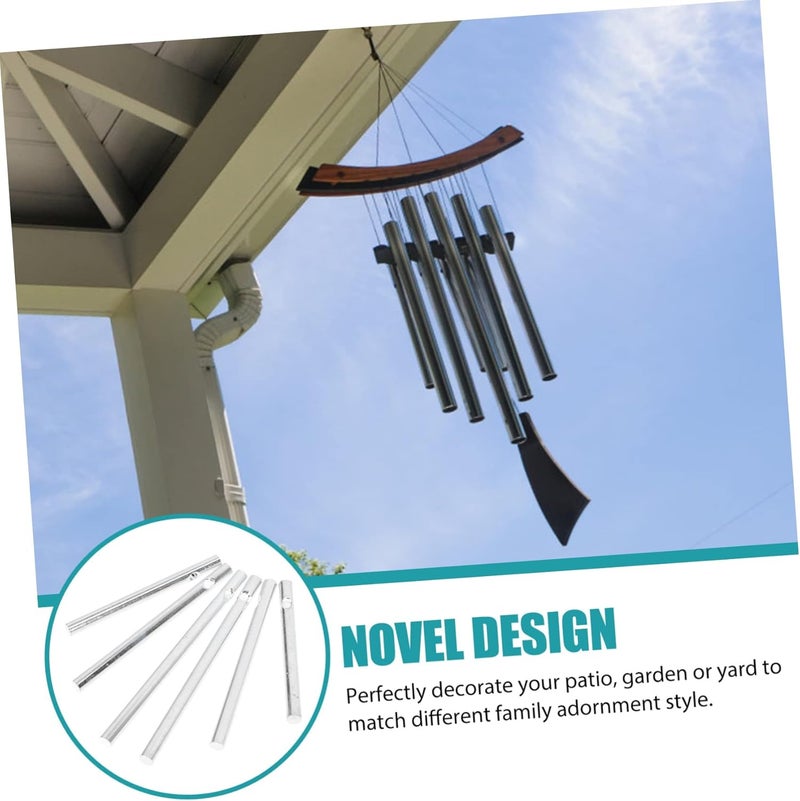 VICASKY 30pcs Aluminum Wind Chime Tubes for Crafts Hanging Decoration Supplies for Boys and Girls Pre-drilled for Easy Assembly for Spaces and Outdoor Decor - Image 4