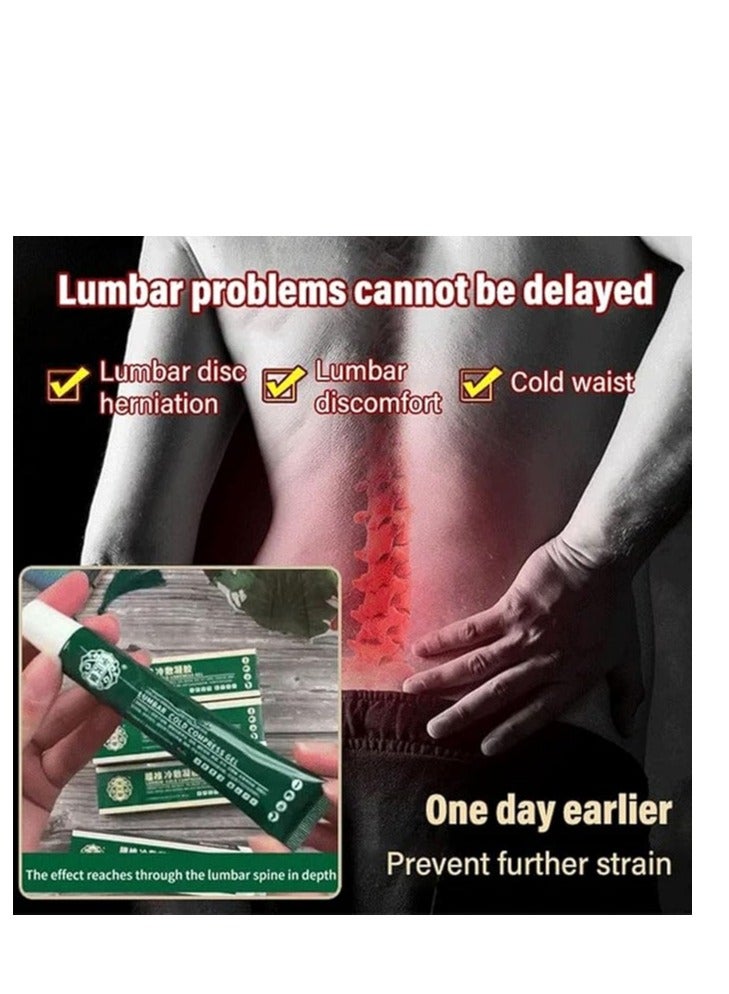 APDMP Lumbar Cold Compress Gel, Cool and Soothing, Relieve Waist Discomfort Relax, Muscle Relaxation, Portable & Easy to Use  - Image 3