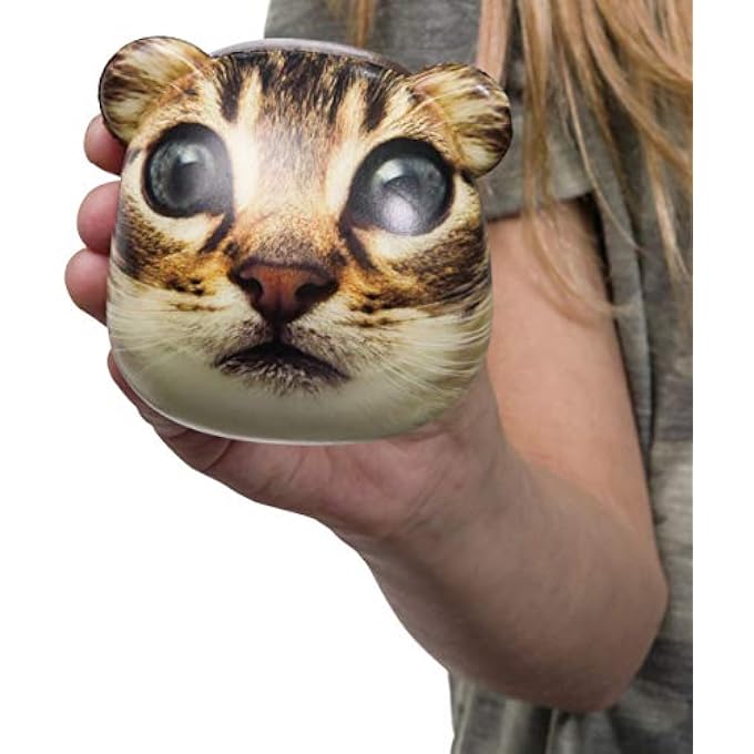 Toysmith Catstronaut Slow-Rise Squishy Ball - Small Outer Space Stress Ball, Cat Astronaut Squishy Toy, Space and Animal Stress Relief Balls - Image 4