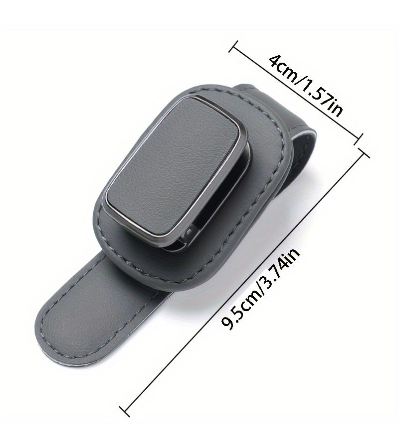 1 Car Beeswax Sun Visor Eyeglass Clip Holder Fashion Storage Stand - Image 4