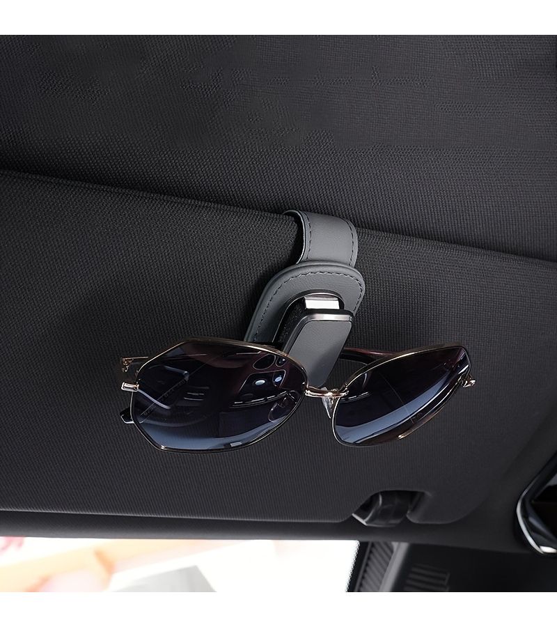 1 Car Beeswax Sun Visor Eyeglass Clip Holder Fashion Storage Stand - Image 5