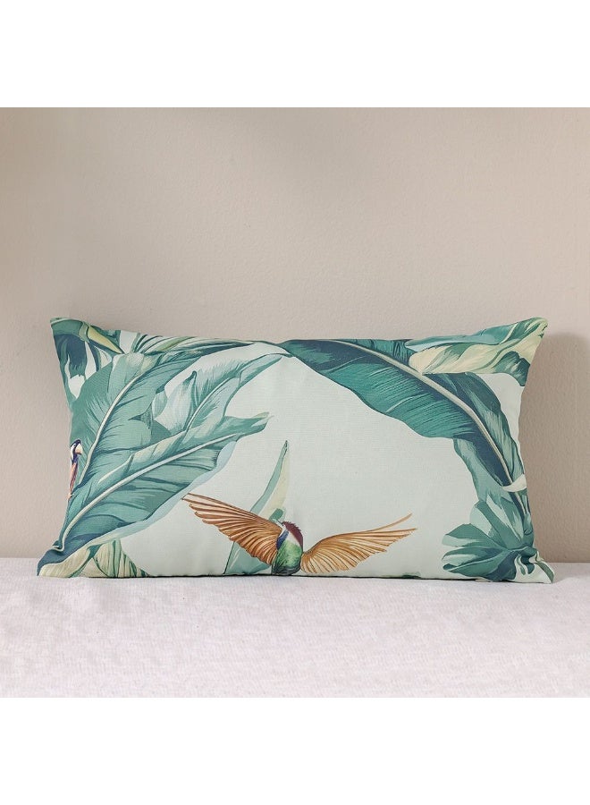 DANUBE HOME Lumber Pillow With Zipper | Patio Throw Pillow Garden Farmhouse Decor | Decorative Cushion For Outdoor Seating Chair Sofa Swing Gazebo 30X50cm-Print Acer - Image 1