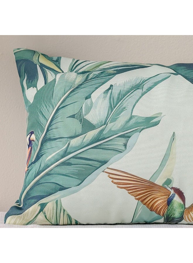 DANUBE HOME Lumber Pillow With Zipper | Patio Throw Pillow Garden Farmhouse Decor | Decorative Cushion For Outdoor Seating Chair Sofa Swing Gazebo 30X50cm-Print Acer - Image 2