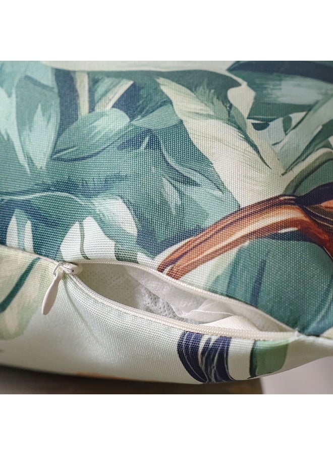 DANUBE HOME Lumber Pillow With Zipper | Patio Throw Pillow Garden Farmhouse Decor | Decorative Cushion For Outdoor Seating Chair Sofa Swing Gazebo 30X50cm-Print Acer - Image 3