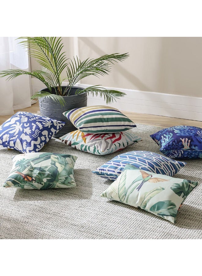 DANUBE HOME Lumber Pillow With Zipper | Patio Throw Pillow Garden Farmhouse Decor | Decorative Cushion For Outdoor Seating Chair Sofa Swing Gazebo 30X50cm-Print Acer - Image 5