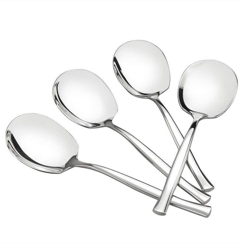 Idomy Idomy 8Piece Stainless Steel Buffet Serving Spoon Large Serving Spoon 
