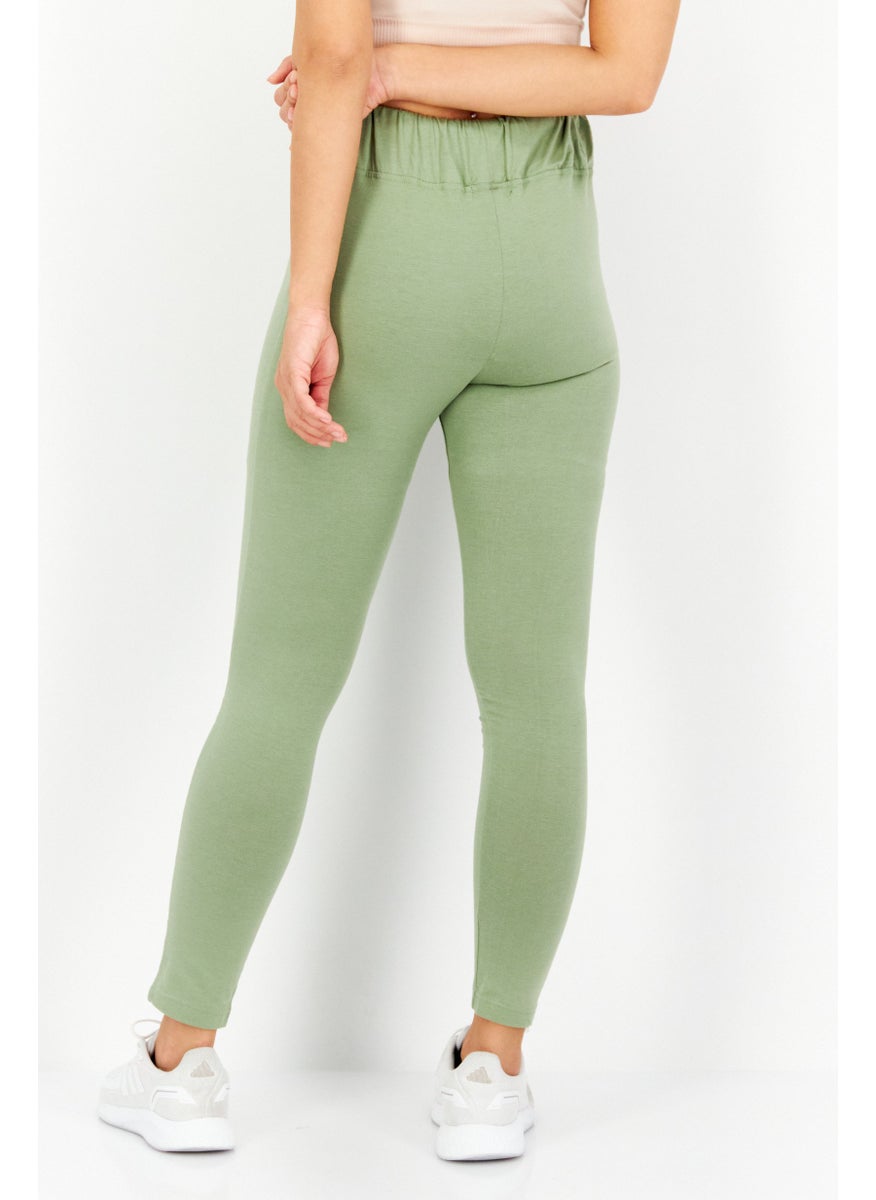 Missguided Women Regular Fit Solid Pant, Green  - Image 3