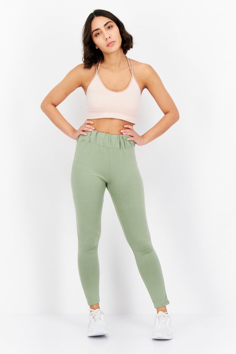 Missguided Women Regular Fit Solid Pant, Green - Image 2