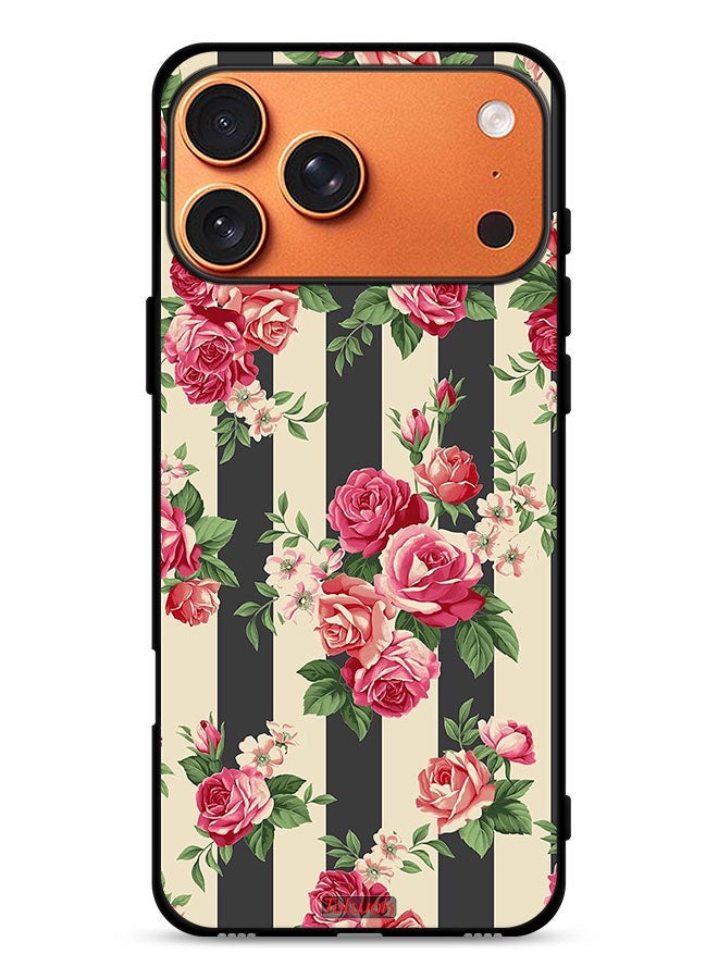 Tolwak Apple iPhone 17 Pro Max Protective Case Cover Roses Pattern - Image 1