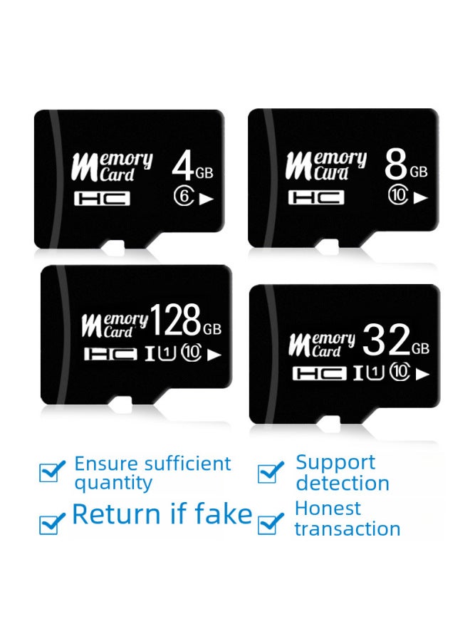 Memory Card 8G Card 64G Mobile Phone Storage Card 16G TF Card 4G Driving Recorder 32g128g Memory Card-Color:Black And White-Capacity:64GB-High Speed C10-U3 Quality Edition  - Image 2