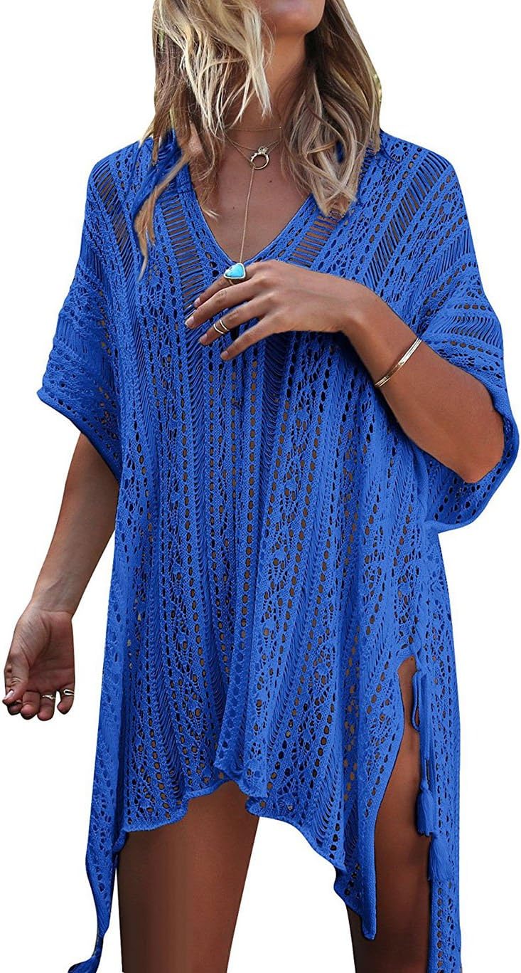 HARHAY Women's Summer Swimsuit Bikini 2023 Beach Swimwear Crochet Cover up - Image 1