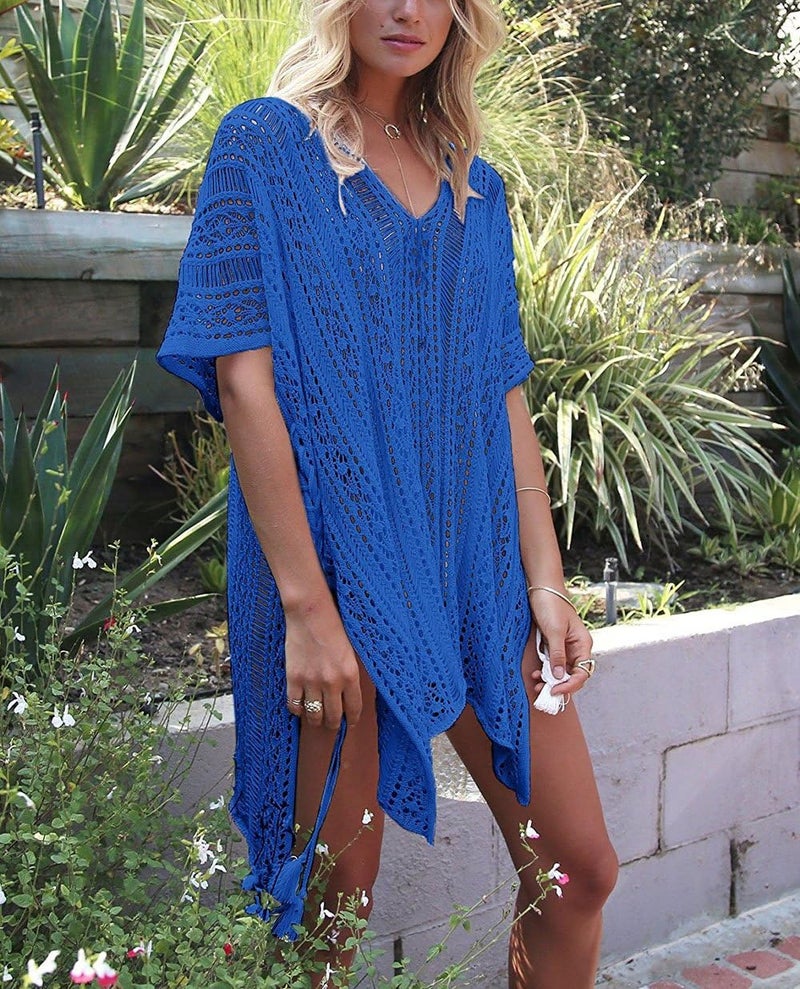 HARHAY Women's Summer Swimsuit Bikini 2023 Beach Swimwear Crochet Cover up - Image 3