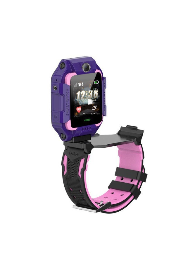 Generic Q19 Kids Smart Phone Watch Waterproof Camera Chat Call Mobile Primary School Students Genius Digital Wristband Gift-Color:Y92 Pink 2g Version  - Image 3