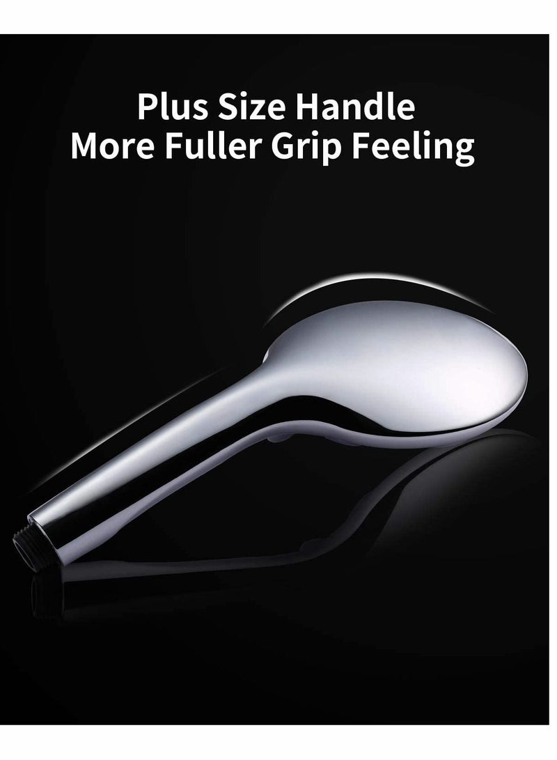 SYOSI SYOSI Shower Head, Handheld Showerhead Set, 9 Settings High-Pressure Handheld Shower Head with Massage Spa and Pause Mode, Easy to Install, Chrome Finish  - Image 3