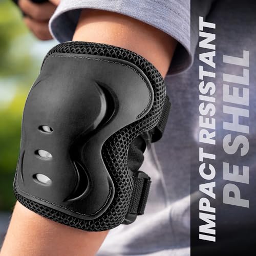JASPO Neo Kids Protective Gear Set | SX-4 | Knee Pads, Elbow Pads & Wrist Guards for Skating, Cycling & Skateboarding (Small Size) - Image 4