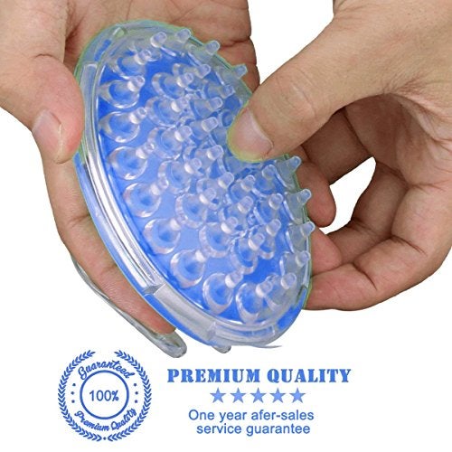 TailaiMei Anti Cellulite Massager Brush, Body Shower Scrubber for Cellulite Remover - Improve Circulation Fascia Muscle Release Brush(Blue) - Image 5
