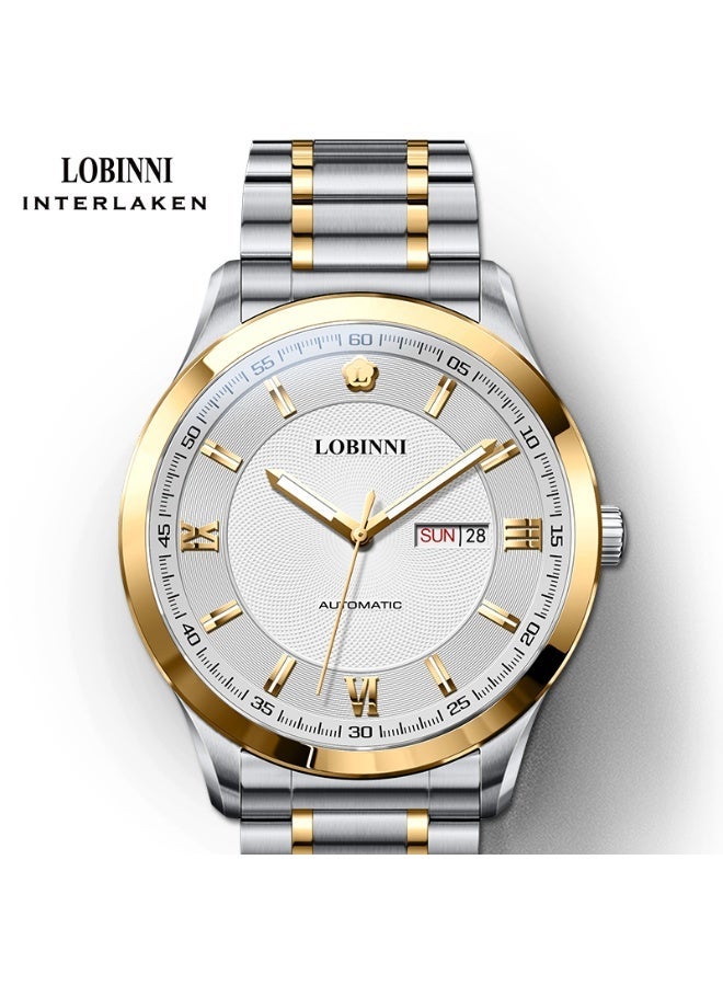 Lobinni Automatic Minimalist Display Luxury Watches For Men 42mm - Image 2