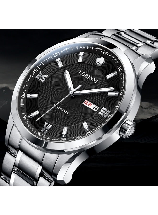 Lobinni Automatic Minimalist Display Luxury Watches For Men 42mm - Image 1