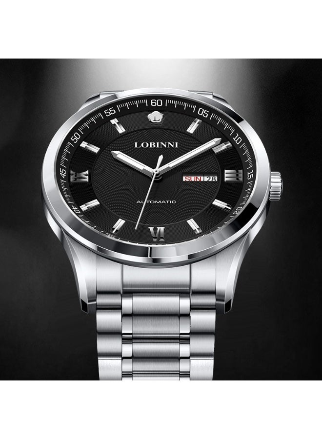 Lobinni Automatic Minimalist Display Luxury Watches For Men 42mm - Image 5