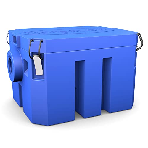 BESEDER Grease Trap plastic Interceptor 5 GPM (10 lb Capacity) Commercial Kitchen - Image 1