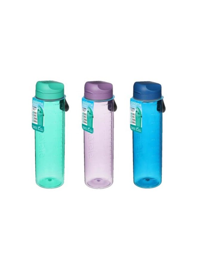 Sistema Hourglass Drinking Bottle 1L - Assorted Colors - Image 1