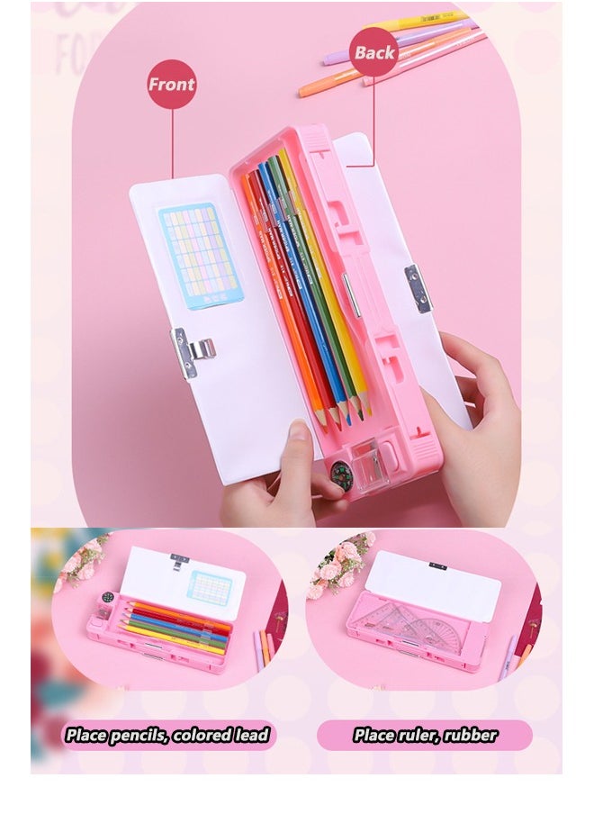 Disney - Frozen Children's Multifunctional Pencil Case with Pencil Sharpener Purple 22.8*8*3cm - Image 1