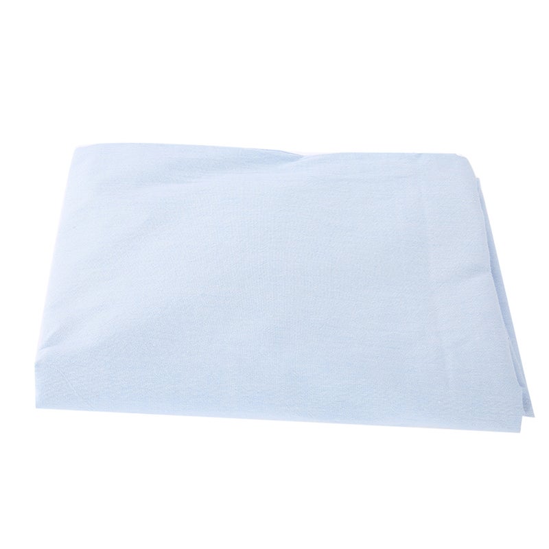 Beauty Salon Massage SPA Couch Cover Soft Cotton Bed Cover With Face Breath Hole Light Blue - Image 3