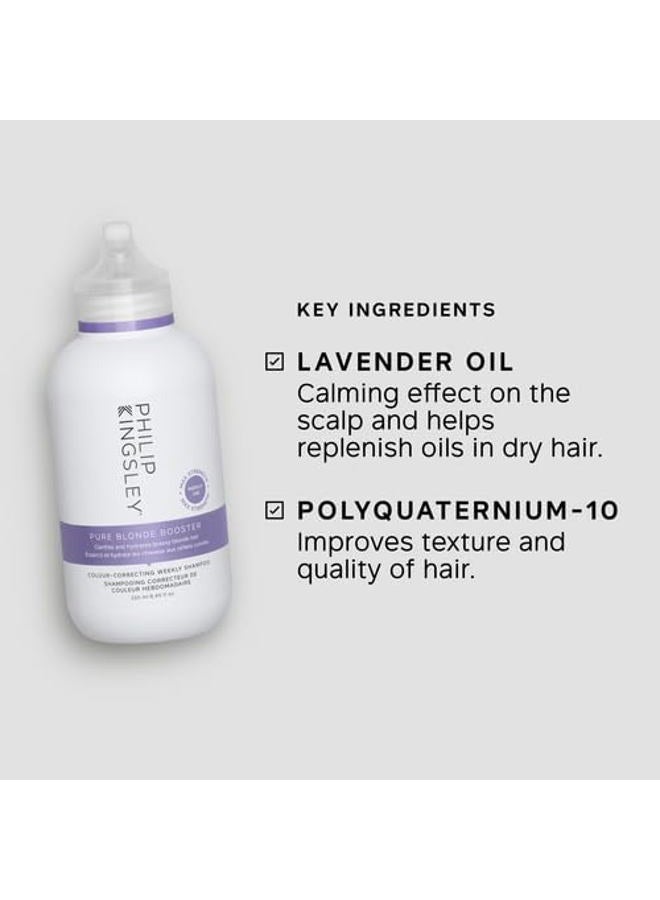 Philip Kingsley شامبو تصحيح اللون الأرجواني المعزز للشعر الأشقر النقي، 8.45 أونصة. - Image 4