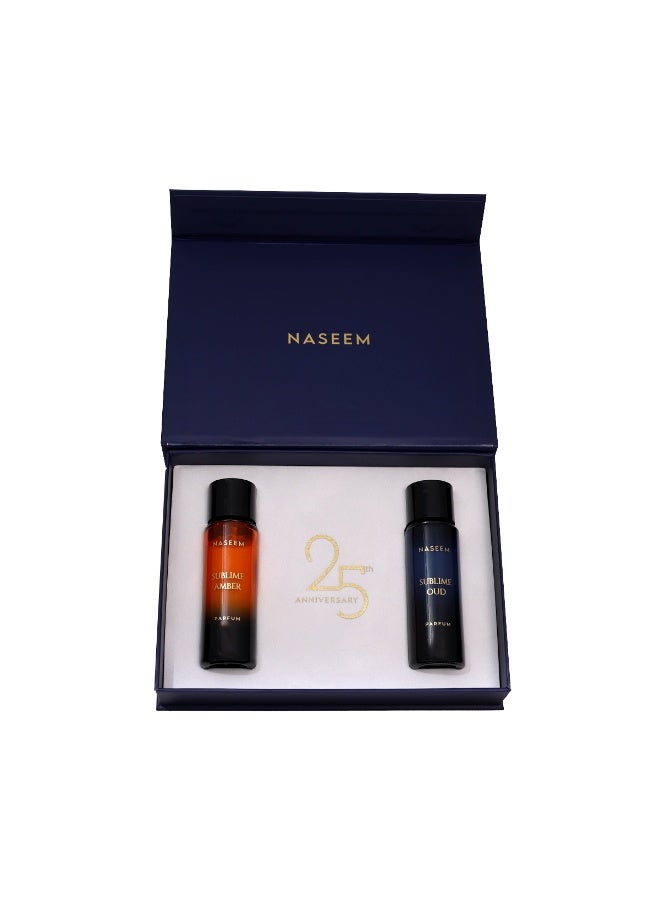 Naseem Sublime Collection Gift Set for Men and Women – Sublime Oud & Sublime Amber Eau de Parfum – 30ML - Image 1
