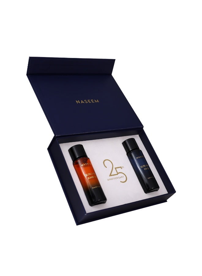 Naseem Sublime Collection Gift Set for Men and Women – Sublime Oud & Sublime Amber Eau de Parfum – 30ML - Image 2