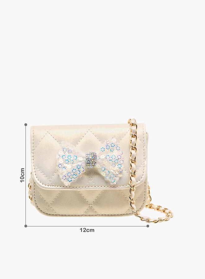 Flora Bella By Shoexpress Crossbody Bag with Chain Strap - Image 2