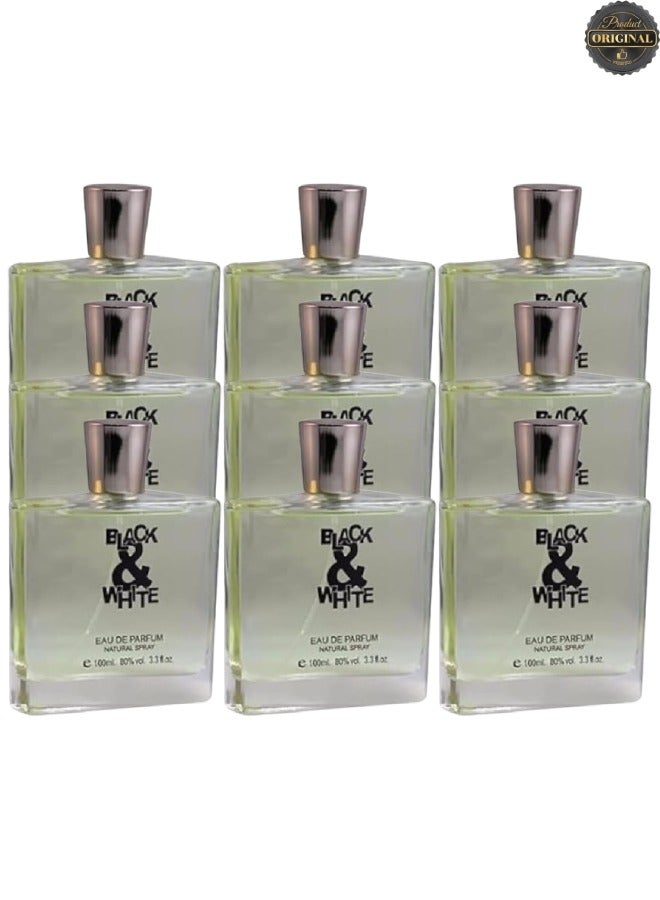 تي أر آي 9 قطع عطر بلاك اند وايت 100مل - Image 1