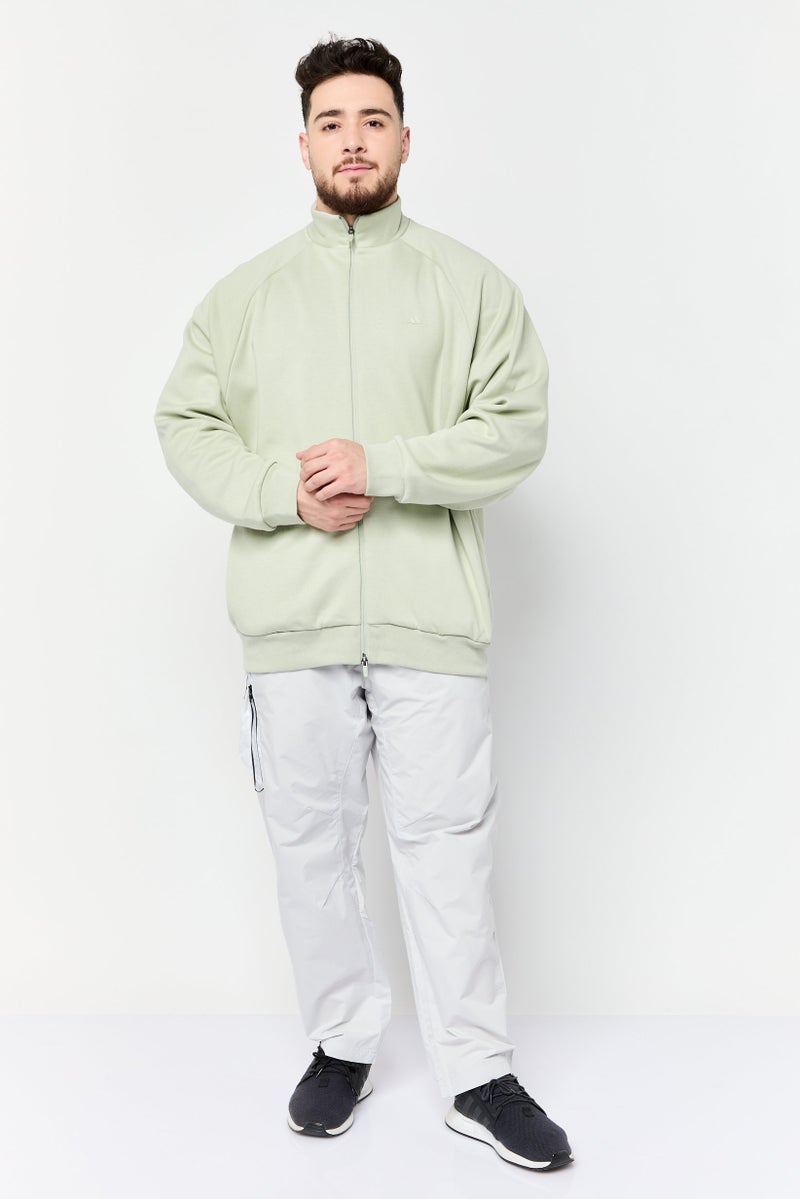 Adidas Men Sportswear Fit Long Sleeve Outdoor Jacket, Light Green  - Image 2