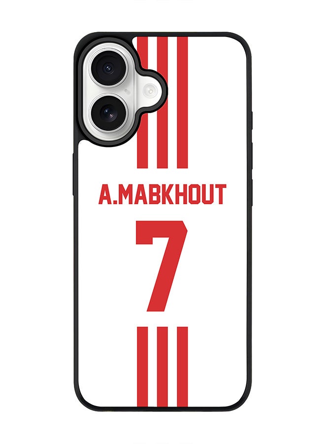 Stylizedd iPhone 17 Case, [Compatible with MagSafe] Slim Magnetic cover Phone Case iPhone 17 -Football - UAE,  A.Mabkhout - Image 1