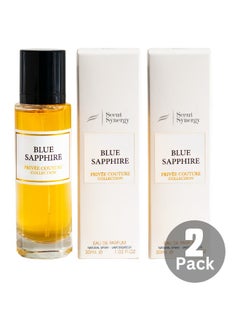 Scent Synergy Pack of 2 Blue Sapphire Travel Size 30 ml  - Image 1