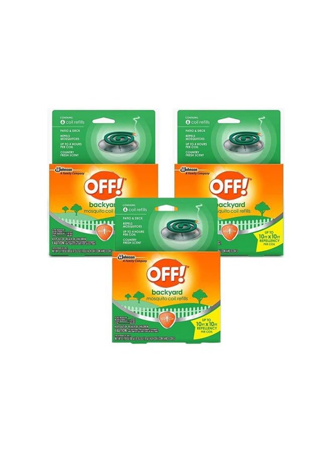 OFF! Mosquito Coil Refills, 6 CT (Pack of 3) - Image 1