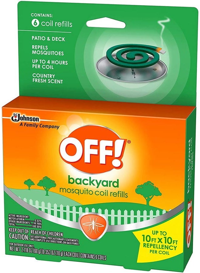 OFF! Mosquito Coil Refills, 6 CT (Pack of 3) - Image 3