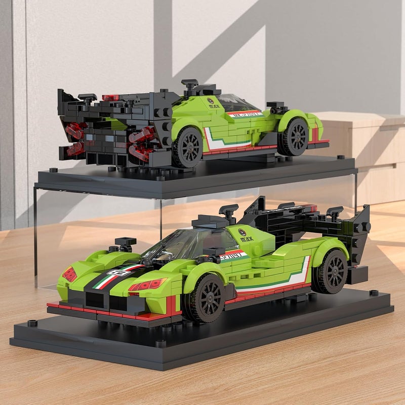 mould king 27097 SC63 Speed Champion Car Building Kits,Speed Champions Model Collectible Kits with Display Case, for boys to Build, House Decoration Gifts for Kids and Adults 27097 (399Pcs) - Image 5