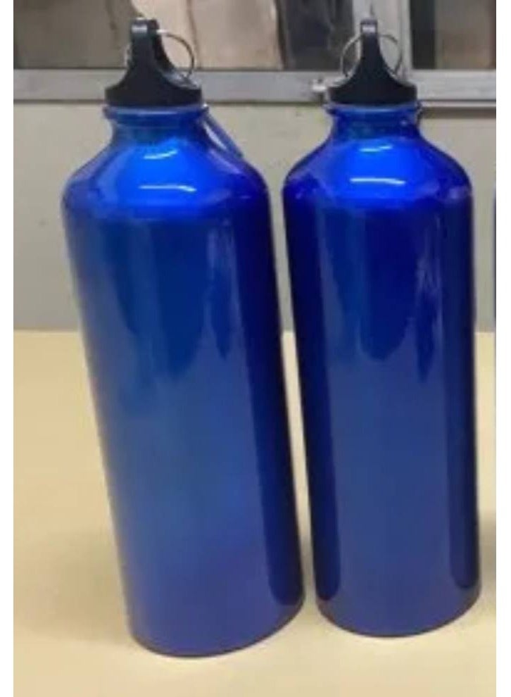 Vitacelli 2pcs Vacuum Insulated Water Bottle 500ML Stainless Steel Reusable Water Bottle Metal Leak Proof Sports Flask Blue  - Image 2