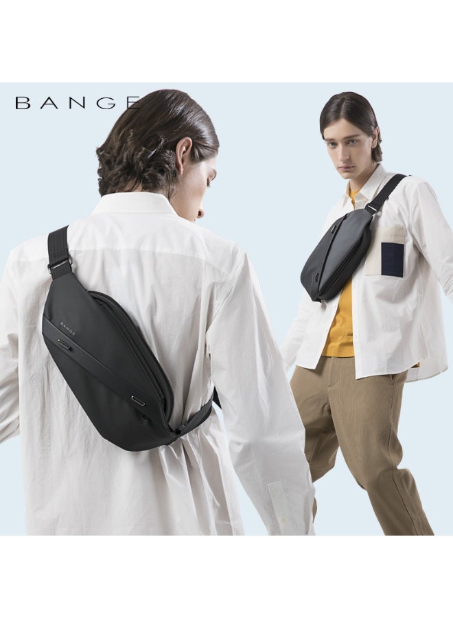 Bange Stylish Waterproof Crossbody Men Korean Style Sling Bag BG 7295 Grey - Image 2