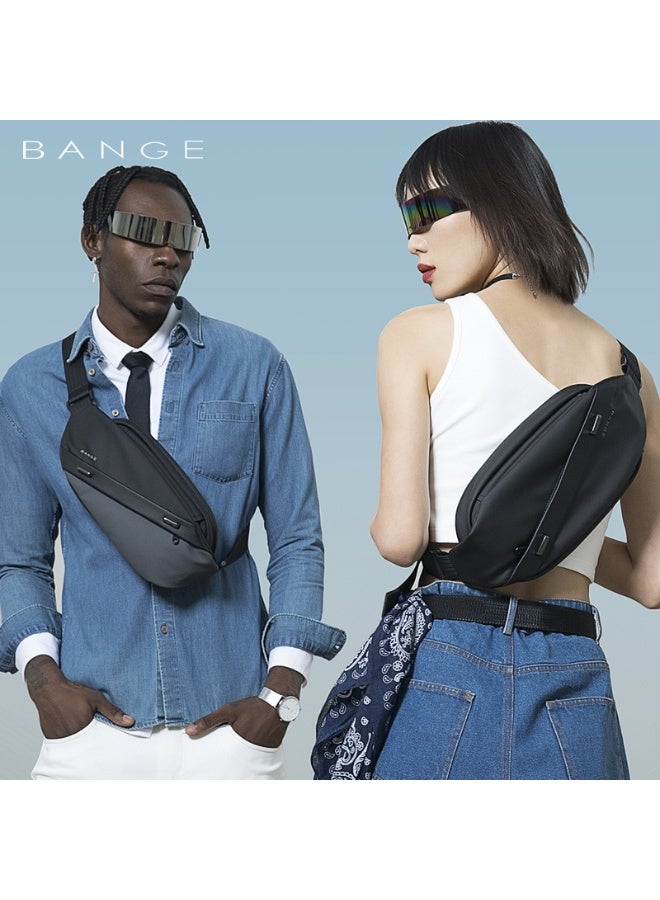 Bange Stylish Waterproof Crossbody Men Korean Style Sling Bag BG 7295 Grey - Image 3
