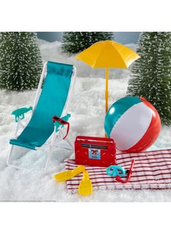 The Elf on the Shelf The Elf on the Shelf® Brown Eyed Girl & Polar Props™  Beach Vacation Set  - Image 3