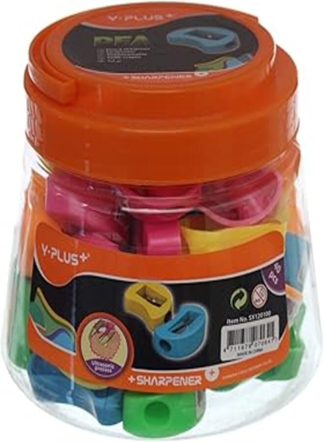 Y-Plus PEa 1-Hole Jar Sharpener - Pack of 40