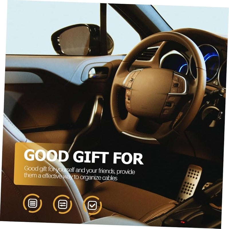 4Pcs Black Automotive Cable Clips Car Wire Cord Management Holder Push Clips - Image 4