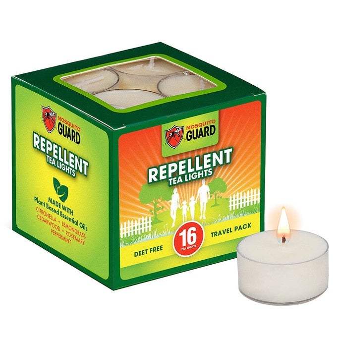 16 TEALIGHT CITRONELLA CANDLES OUTDOOR MOSQUITO REPELLENT INDOORS DEET FREE MOSQUITO CANDLES FOR OUTSIDE NATURAL MOSQUITO REPELLENT OUTDOOR PATIO CANDLE YARD BUG REPELLENT CANDLE