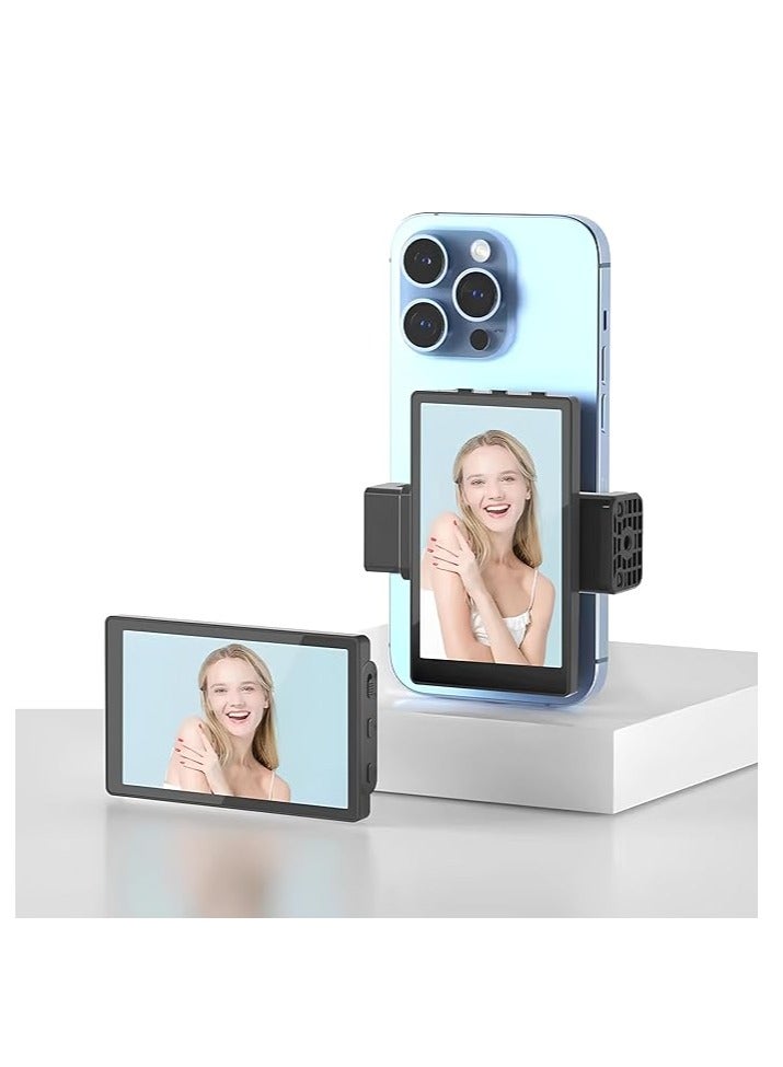 كينج ما شاشة عرض KingMa VL-PH01 لتصوير سيلفي من خلال الكاميرا الخلفية للهاتف الجوال مناسبة للبث المباشر وتصوير وسائل التواصل الاجتماعي ومؤتمر الفيديو - Image 1