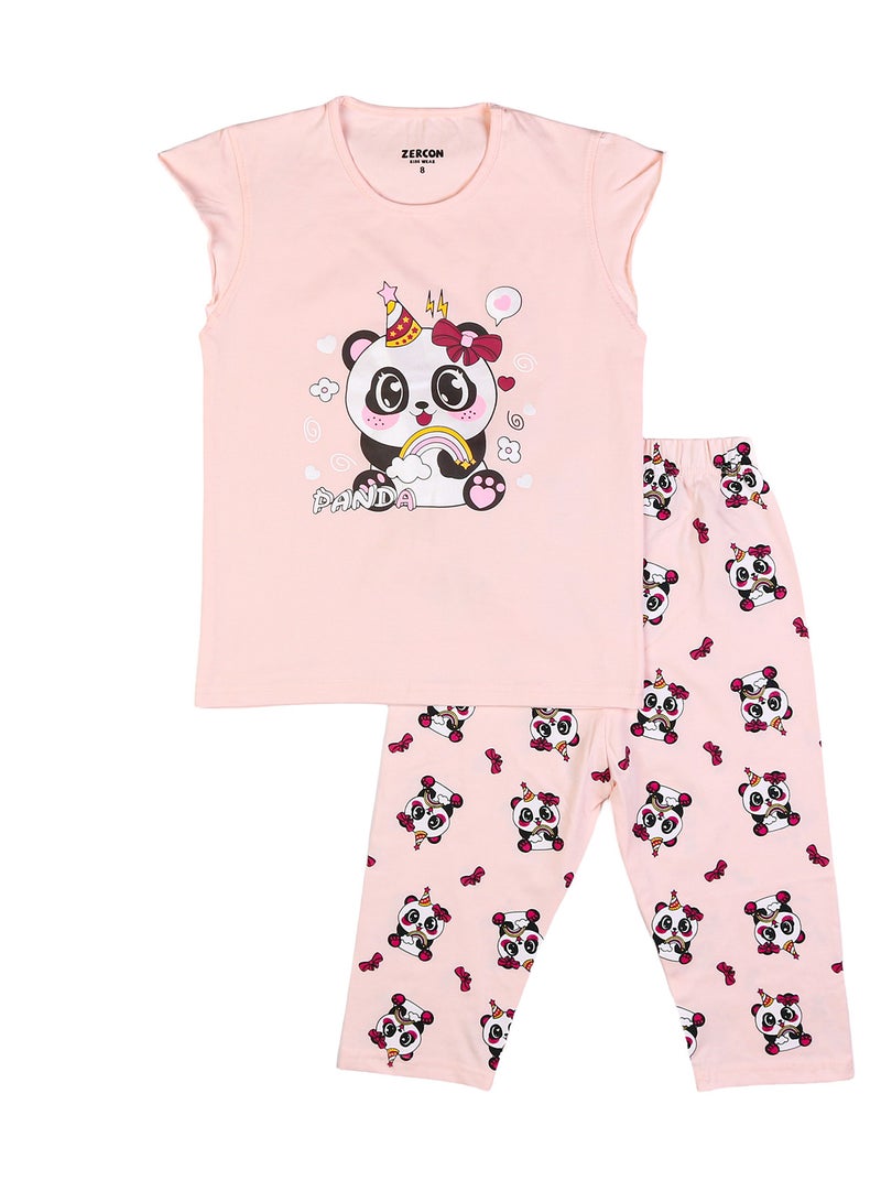 زيركون بيجامة بناتي صيفي - Image 1