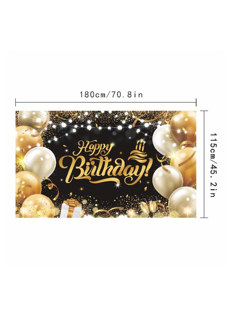 ميكسد ملصق عيد ميلاد بحجم 180 × 115 سم لزينة الحفلات وخلفية الصور في حفلة . - Image 2