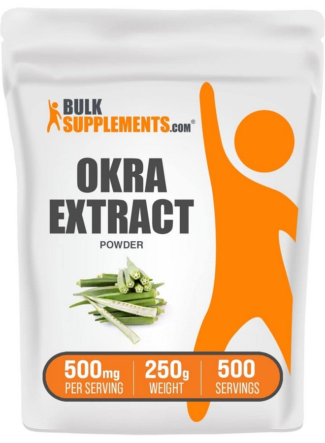 BulkSupplements مسحوق مستخلص البامية من BulkSupplements.com - مكمل للهضم - مكملات حركة الأمعاء (250 جرام - 8.8 أونصة) - Image 1