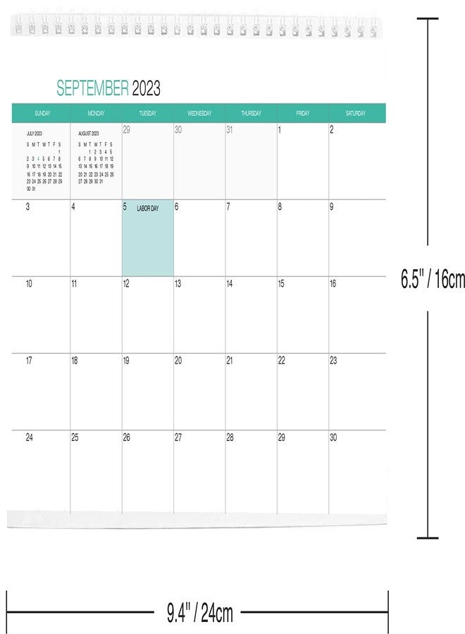 Toros.Store Made in Ukraine - Desk Calendar from January 2023 Through January 2024 with Stickers -13 Months Classic Stending Flip Calendar - Desktop Calendar 2023 - Tent Office Calendar - Image 2